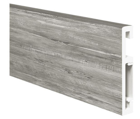 Плинтус напольный ПВХ Foresta Concept Санторини серый FC 019 Foresta 13x70x2000 пвх виниловый