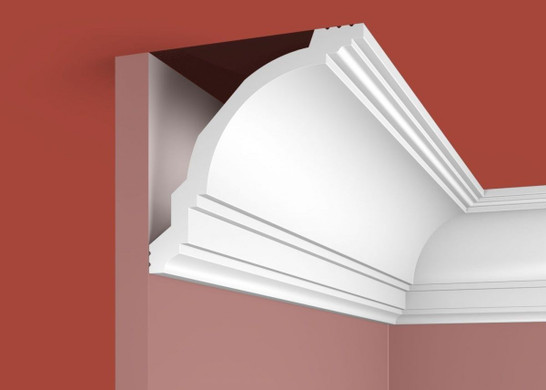Cosca Потолочный Карниз KX004, 117х118, 2000 мм, Экополимер/8