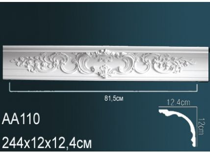 Перфект Карниз потолочный с рисунком AA110
