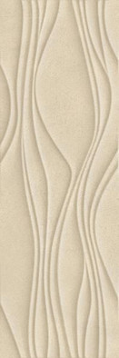 Настенная плитка Serene Beige Struktura Paradyz Ceramika 25x75 рельефная (структурированная) керамическая 5902610517037