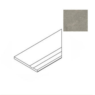 Керамогранит Forte Dei Marmi Rock Lunar Grey Bordo Piscina Ang. Dx 20x60 Atlas Concorde матовый бортик для бассейна угловой правый 620090001238