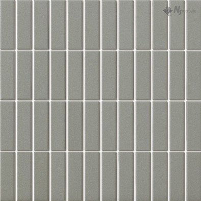 Мозаика PA-557 керамика матовая антислип 29.6х30 см NSmosaic Porcelain Series чип 23х73 мм, серый