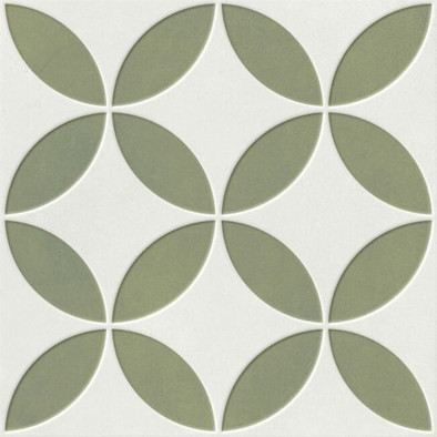 Керамогранит Mayari Green Petals Lt 22.3x22.3 Peronda лаппатированный (полуполированный) универсальный 3386037798