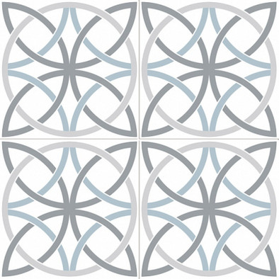 Керамогранит Chic Bosham White 44,5x44,5 Dual Gres матовый напольный DG_CH_B_WH_DP