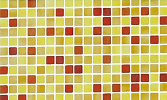 Мозаика Rojo - часть 3 2.5x2.5 стекло 31.3х49.5