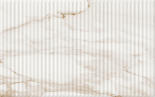 Настенная плитка Капелла Белый Низ 02 (рельеф) 25x40 Gracia Ceramica глянцевая керамическая 010100001555