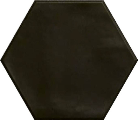 Настенная плитка Hope Hex Nero Graphito Glossy 15x17.3 глянцевая керамическая