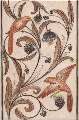 Декор FC/A10/8245 Вилла Флоридиана 20х30 Kerama Marazzi глянцевый керамический