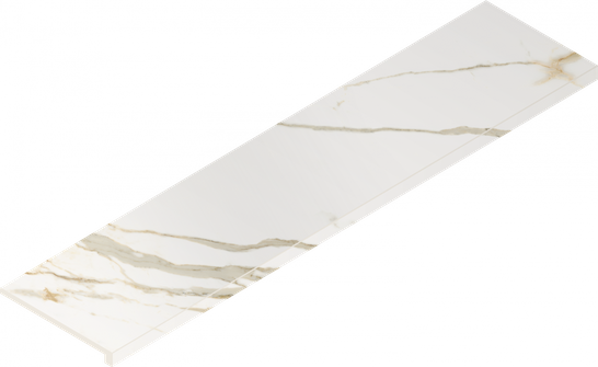 Ступень угловая Stellaris Calacatta Gold Scalino 33x120 Angolare Dx керамогранит матовая Italon 620070002599 фото Ступень угловая Stellaris Calacatta Gold Scalino 33x120 Angolare Dx керамогранит матовая Italon 620070002599