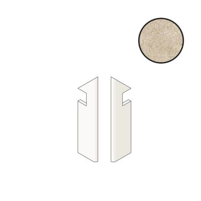 Плинтус Boost Stone Cream Battiscopa Sag.Sx 7,2x30 Atlas Concorde Italy керамогранит матовый A7NO