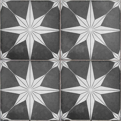 Керамогранит Scintilla Night Black Pre-cut 45x45 Etili Seramik матовый напольный