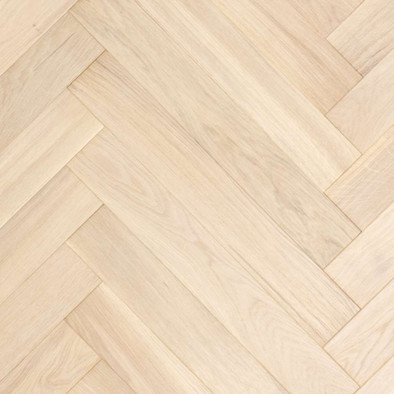 Паркетная доска Lab Arte Английская елка Дуб Натур Чегет белый лак 500х90х14/3