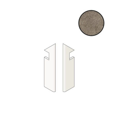 Плинтус Boost Stone Taupe Battiscopa Sag.Dx 7,2x30 Atlas Concorde Italy керамогранит матовый A7N0