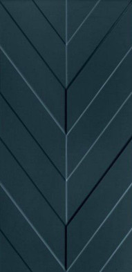 Настенная плитка 4D Chevron Deep Blue Matt Rett керамическая