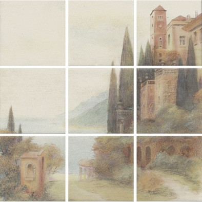 Панно AD/A276/9x/1146 Амальфи керамическое