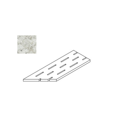 Керамогранит Forte Dei Marmi Quark Brazilian White Griglia Ang. Sx 20x60 Atlas Concorde матовый решетка угловая левая 620090001127