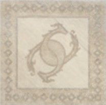 Вставка Cerdomus Antiq. Intreccio Ivory 150x150 матовая керамогранит