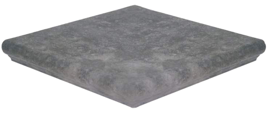 Ступень угловая WKS 31100 E Mittelgrau 32x32 матовая клинкер