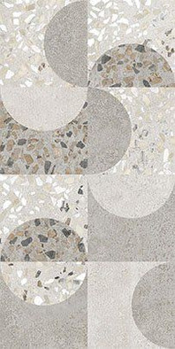 Декор Beton-Terrazzo Геометрический Лаппато Ректификат 30x60 керамогранит
