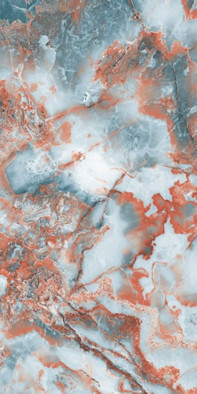 Керамогранит Onyx Teal Nebula Series Bluezone 60х120 полированный универсальный