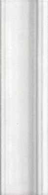 Бордюр Moldura Drop White 5х30 глянцевый керамический