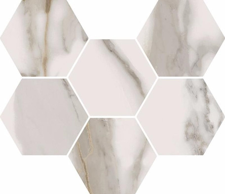 Декор Шарм Эво Калакатта Мозаика Гексагон / Charme Evo Calacatta Mosaico Hexagon керамогранит