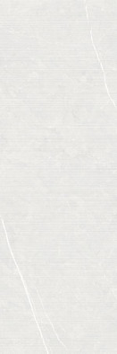 Настенная плитка Allure White Line Ductile 30x90 Living Ceramics рельефная (структурированная) керамическая LV11174