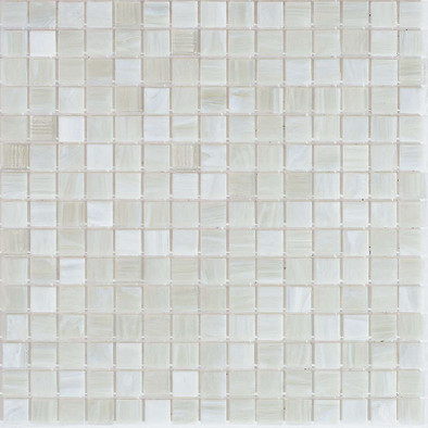 Мозаика ST-GR706 (STN444) стекло 32.7х32.7 см Alma Mosaic Stella глянцевая чип 20x20 мм, серый