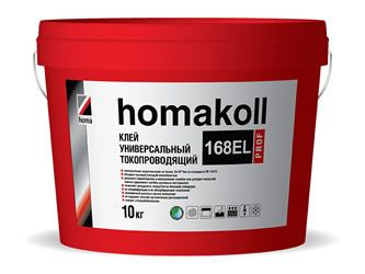 Клей для пвх плитки Homakoll 168 EL Prof 10кг универсальный токопроводящий