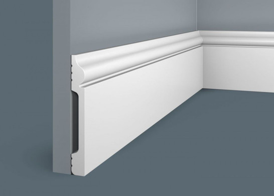 Cosca Напольный плинтус PX004, 119х15, 2000 мм, Экополимер/16