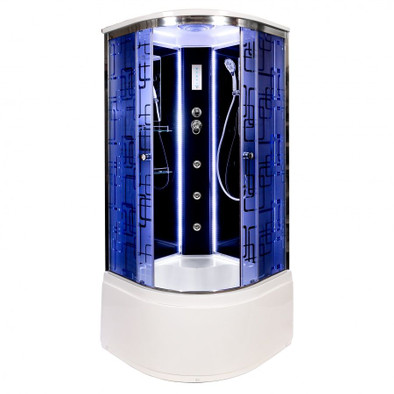 Гидробокс Deto BМ4590 Led black 90х90х220 см фото Гидробокс Deto BМ4590 Led black 90х90х220 см