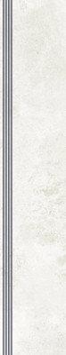 Ступень фронтальная Care Torano White Mat 159,8x29,8x0,8 керамогранит матовая Tubadzin 5900199274228