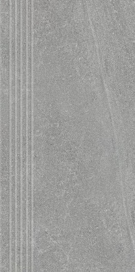 Ступень фронтальная Natural Rocks Silver Stopnica Prasowana Mat. 29,8x59,8 g1 керамогранит матовая Paradyz Ceramika R-R-298X598-1-NATL.SI-SP8