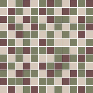 Мозаика Kerama Marazzi KMD2MSM011MN Темари Мозаичный Микс Зелёный, Бордовый, Бежевый Светлый матовый 29,8x29,8x0,35 керамика