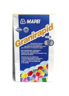 Mapei Granirapid серый комп. А клей для плитки фото Mapei Granirapid серый комп. А клей для плитки