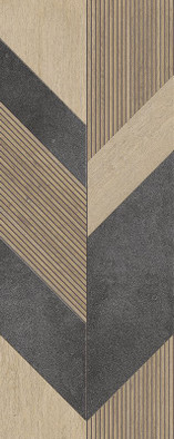 Настенная плитка Stone 3d Arce 59.6x150 Porcelanosa 3D Deco матовая, рельефная (структурированная) керамическая 38642