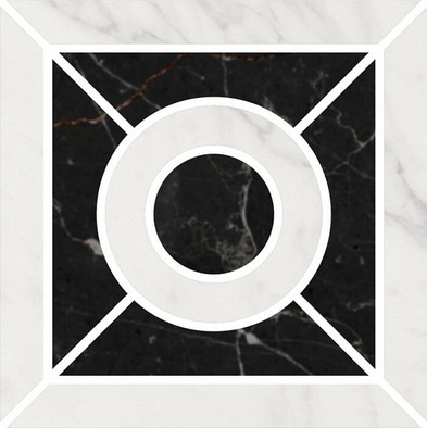 Вставка ID93 Фрагонар Наборный Белый 9.9x9.9 Kerama Marazzi матовый