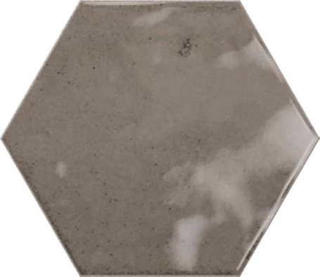 Настенная плитка Hope Hex Espresso Glossy 15x17.3 глянцевая керамическая