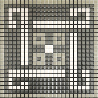 Мозаика Memoria Luce MEMOB02 керамика 30х30 см Appiani  матовая чип 12х12 мм, бежевый, белый, серый