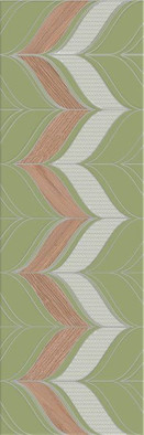 Декор Milagro Lan Deco Olive 20x60 Emtile матовый керамический УТ-00010041
