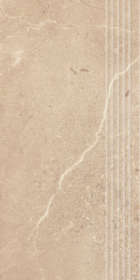 Ступень фронтальная Sunnydust Beige Stopnica Prosta Nacinana Mat. 29.8x59.8 керамогранит матовая, противоскользящая 5902610550270