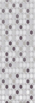 Декор Grey Geometria Decor 24.2x70 матовая керамический