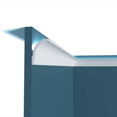 Карниз P153 (22) Перфект Плюс полиуретан 2000х60х41 мм