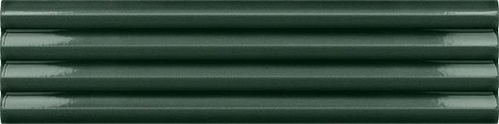 Настенная плитка Praia Laurel Green Glossy Equipe 5x20 глянцевая, рельефная (структурированная) керамическая 28470