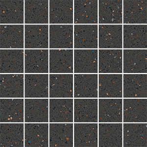 Мозаика Vives Mosaico Micra Grafito керамогранит 30х30 см матовая черный 34960