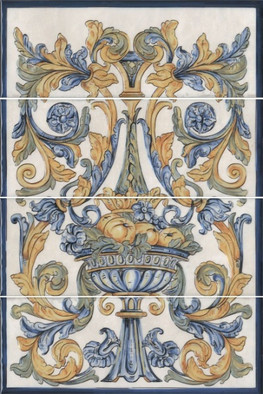 Панно HGD/A347/4x/15129 Площадь Испании 40x60 Kerama Marazzi глянцевое керамическое