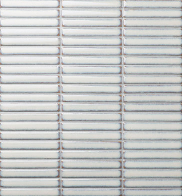 Мозаика Bonaparte Finger Sweet Milk керамогранит 28.4х29.8 см матовая чип 12х92 мм, белый