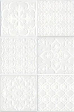 Настенная плитка 5226 Суррей Белый 20x20 Kerama Marazzi глянцевая керамическая