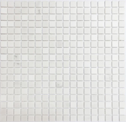 Мозаика Orro Mosaic Atlantida Tum камень 30.5х30.5 см матовая чип 15х15 мм, белый