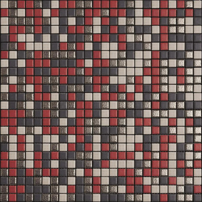 Мозаика Mix Standard New Beat Generation 2 керамика 30х30 см Appiani матовая чип 12х12 мм, бежевый, коричневый, красный XNBG 402